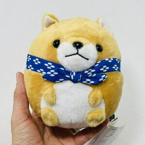 Amuse Namco Kororin Mameshiba Mametaro Brothers Dog Plush Toy Sound Roll Battery